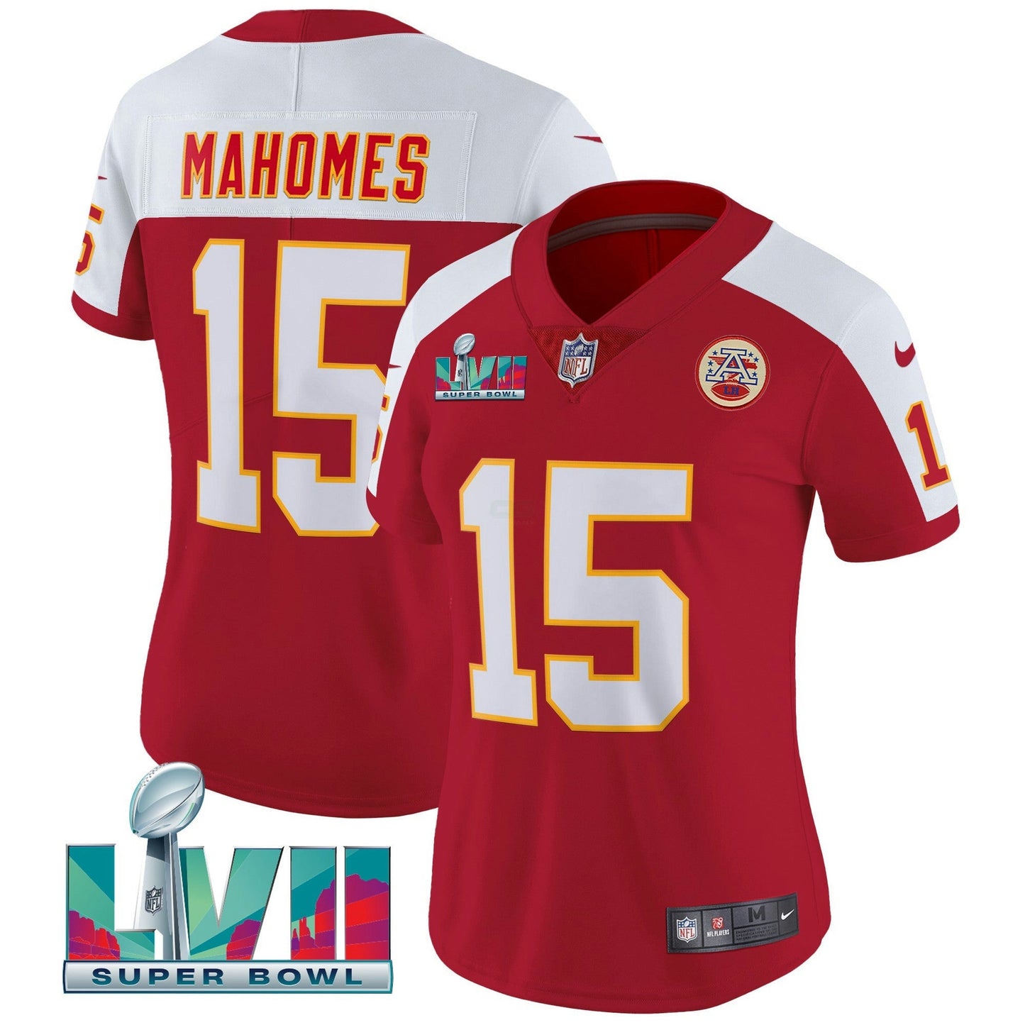 Camisa NFL Kansas City Chiefs Women’s Throwback Limited Vapor Jersey