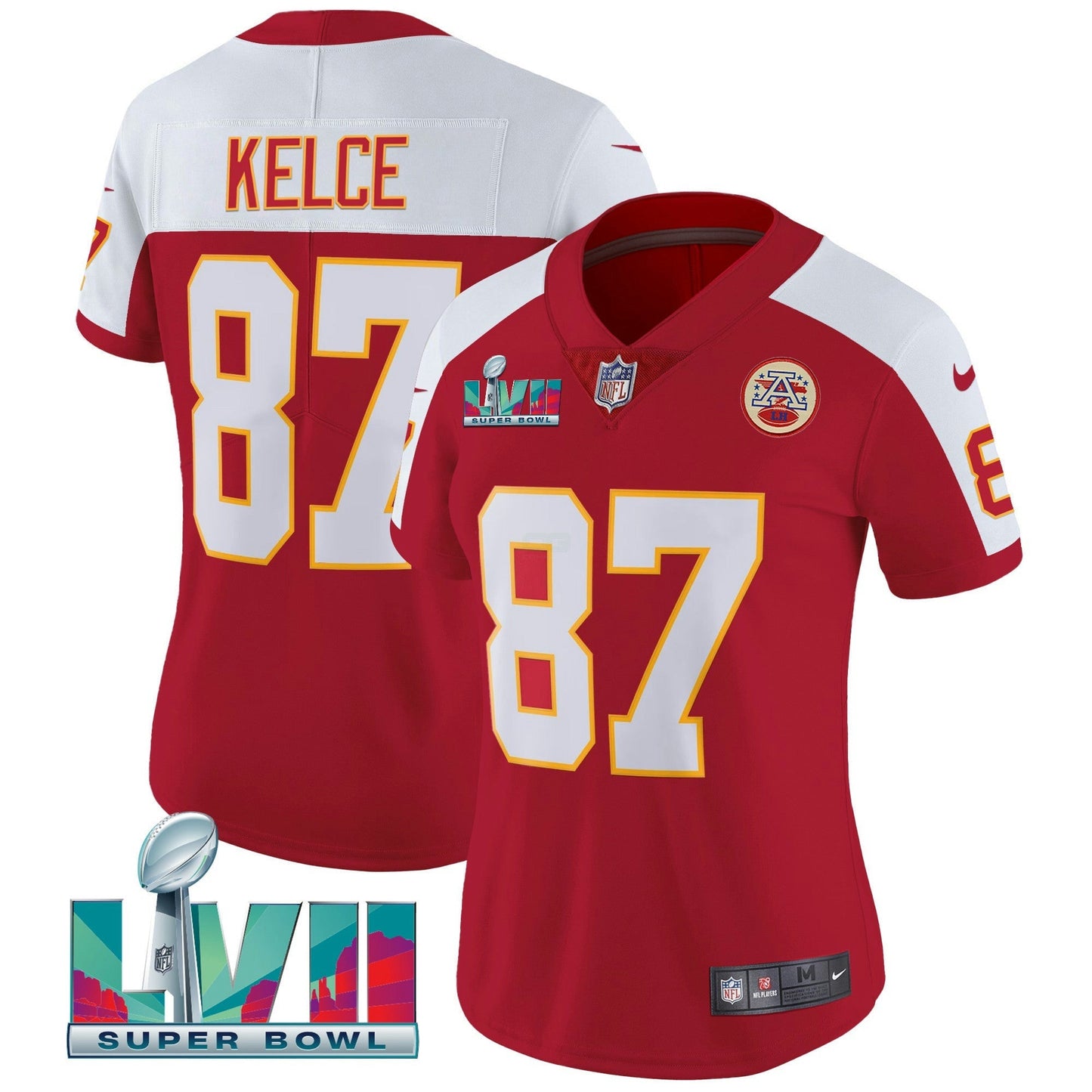 Camisa NFL Kansas City Chiefs Women’s Throwback Limited Vapor Jersey