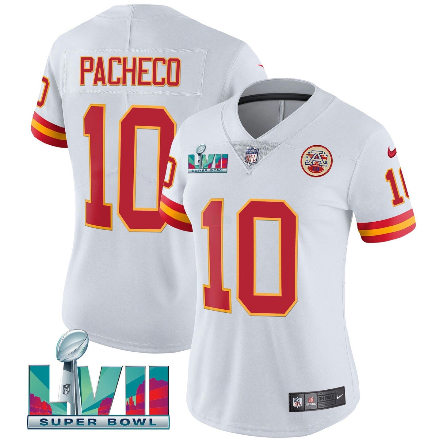 Camisa NFL Kansas City Chiefs Women’s Throwback Limited Vapor Jersey