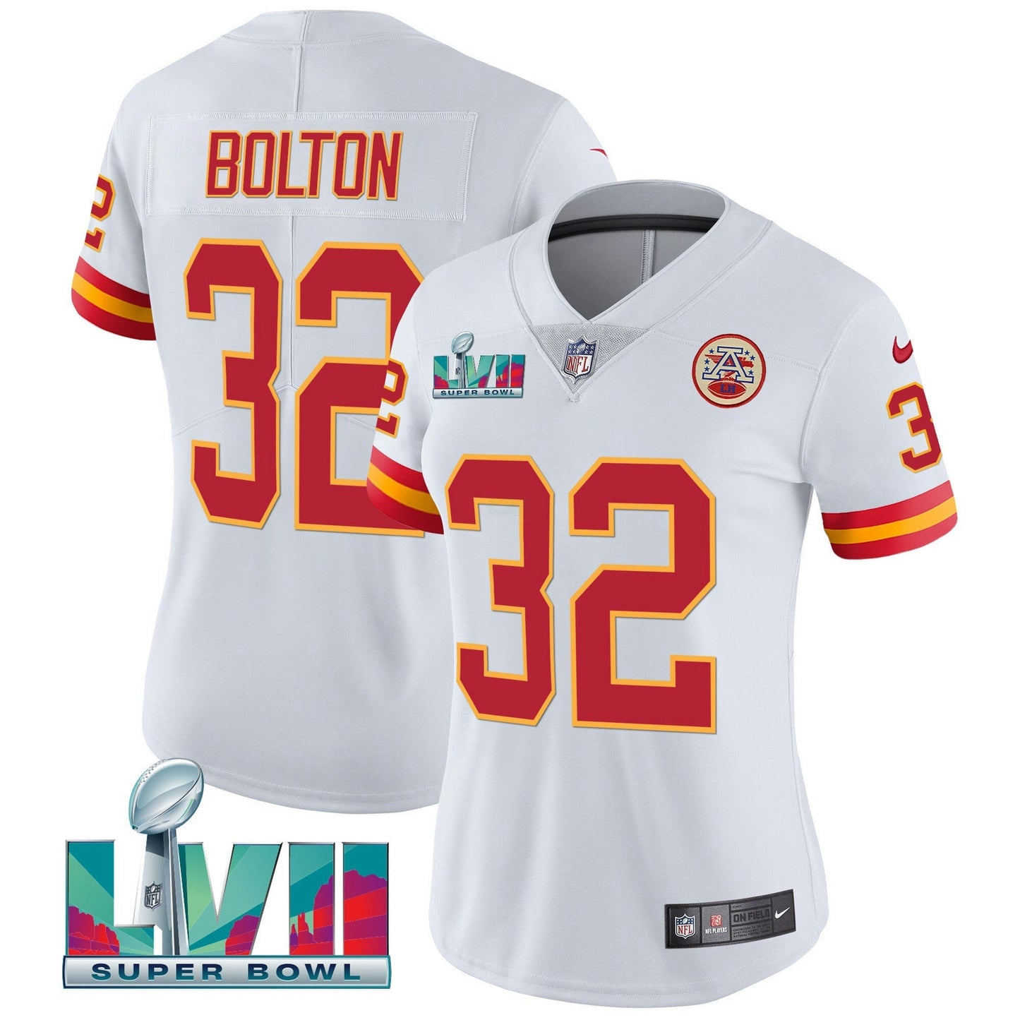 Camisa NFL Kansas City Chiefs Women’s Throwback Limited Vapor Jersey