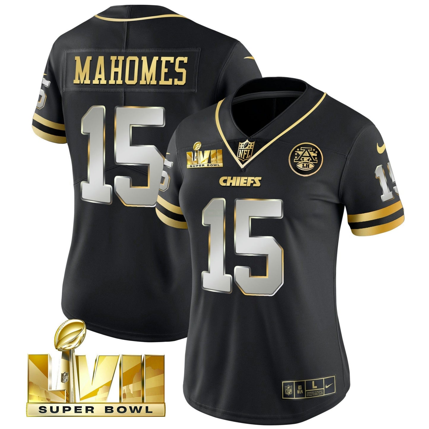 Camisa NFL Kansas City Chiefs Women’s Throwback Limited Vapor Jersey