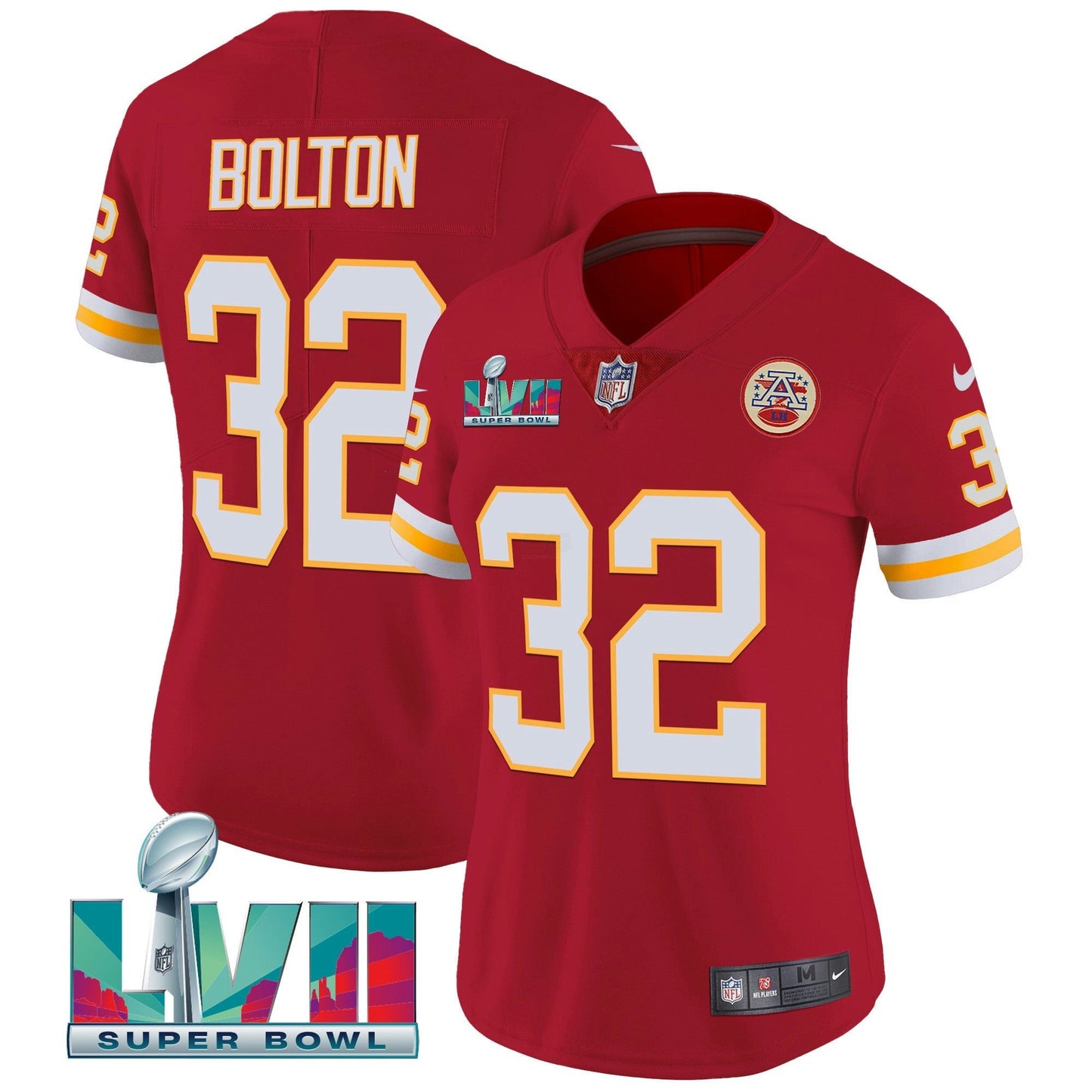 Camisa NFL Kansas City Chiefs Women’s Throwback Limited Vapor Jersey