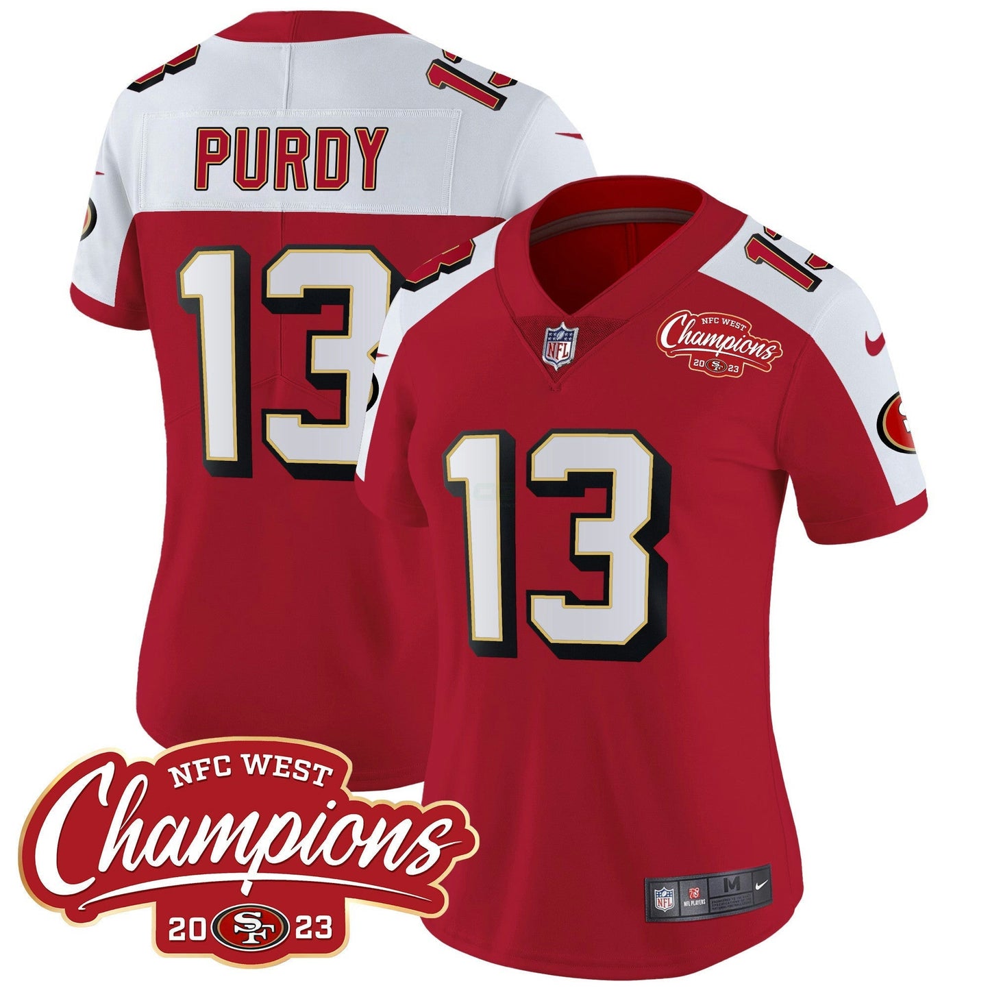 Camisa NFL Women’s Throwback NFC West Champions Patch Vapor Jersey