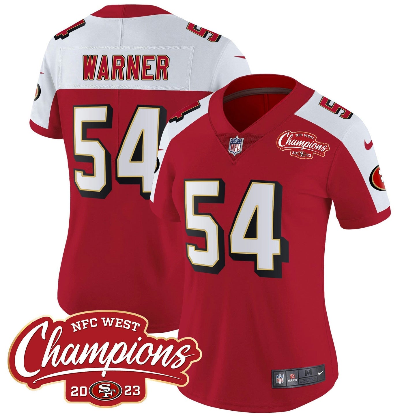 Camisa NFL Women’s Throwback NFC West Champions Patch Vapor Jersey