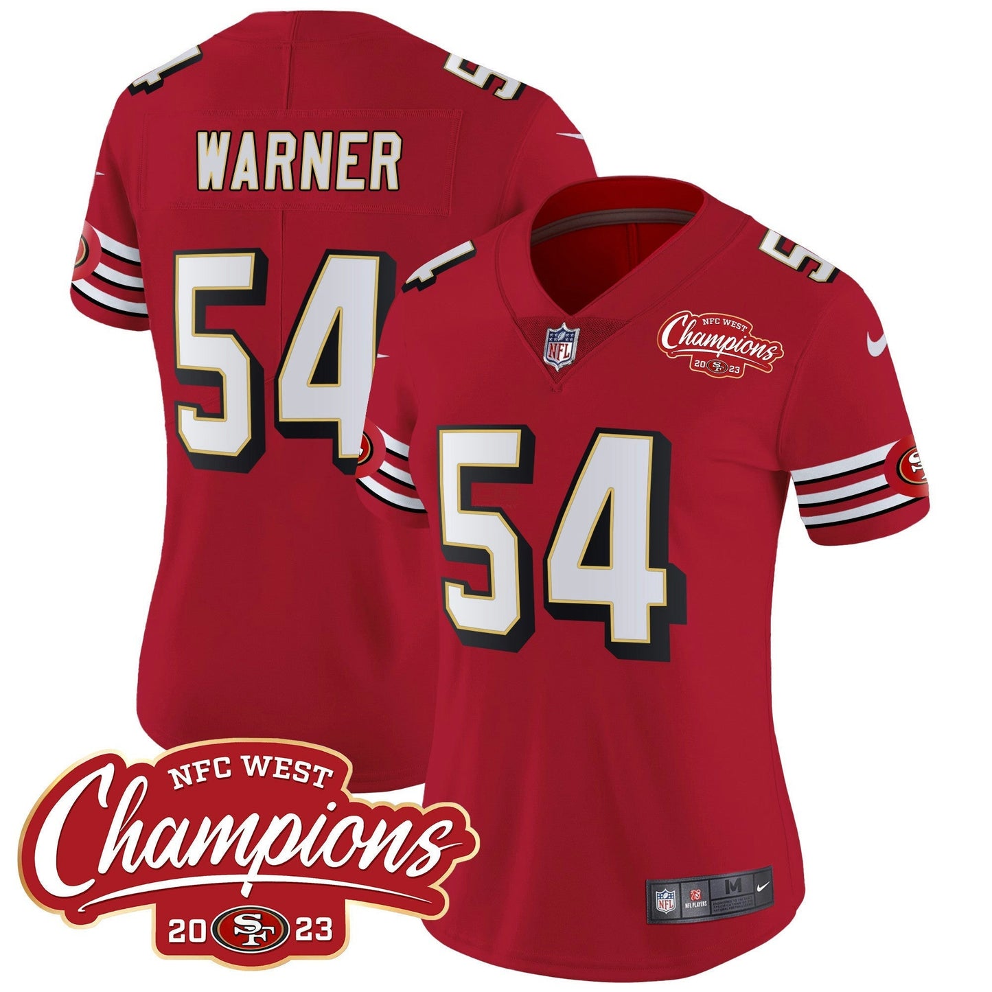 Camisa NFL Women’s Throwback NFC West Champions Patch Vapor Jersey