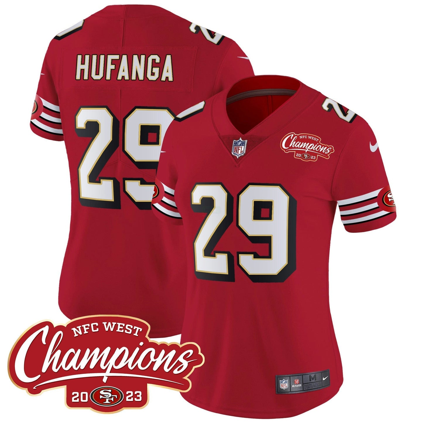 Camisa NFL Women’s Throwback NFC West Champions Patch Vapor Jersey