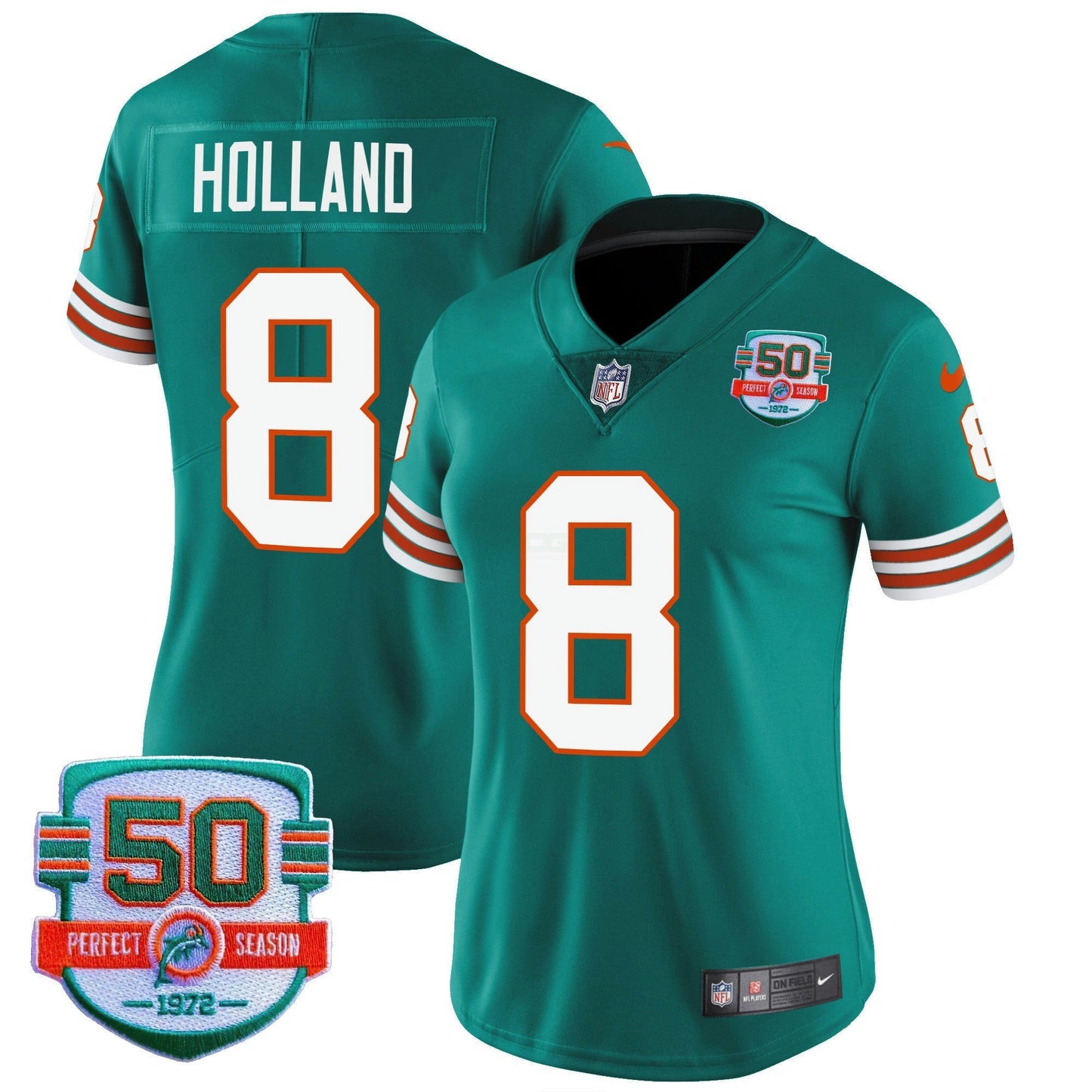 Camisa NFL Miami Dolphins Women’s Throwback Vapor Jersey