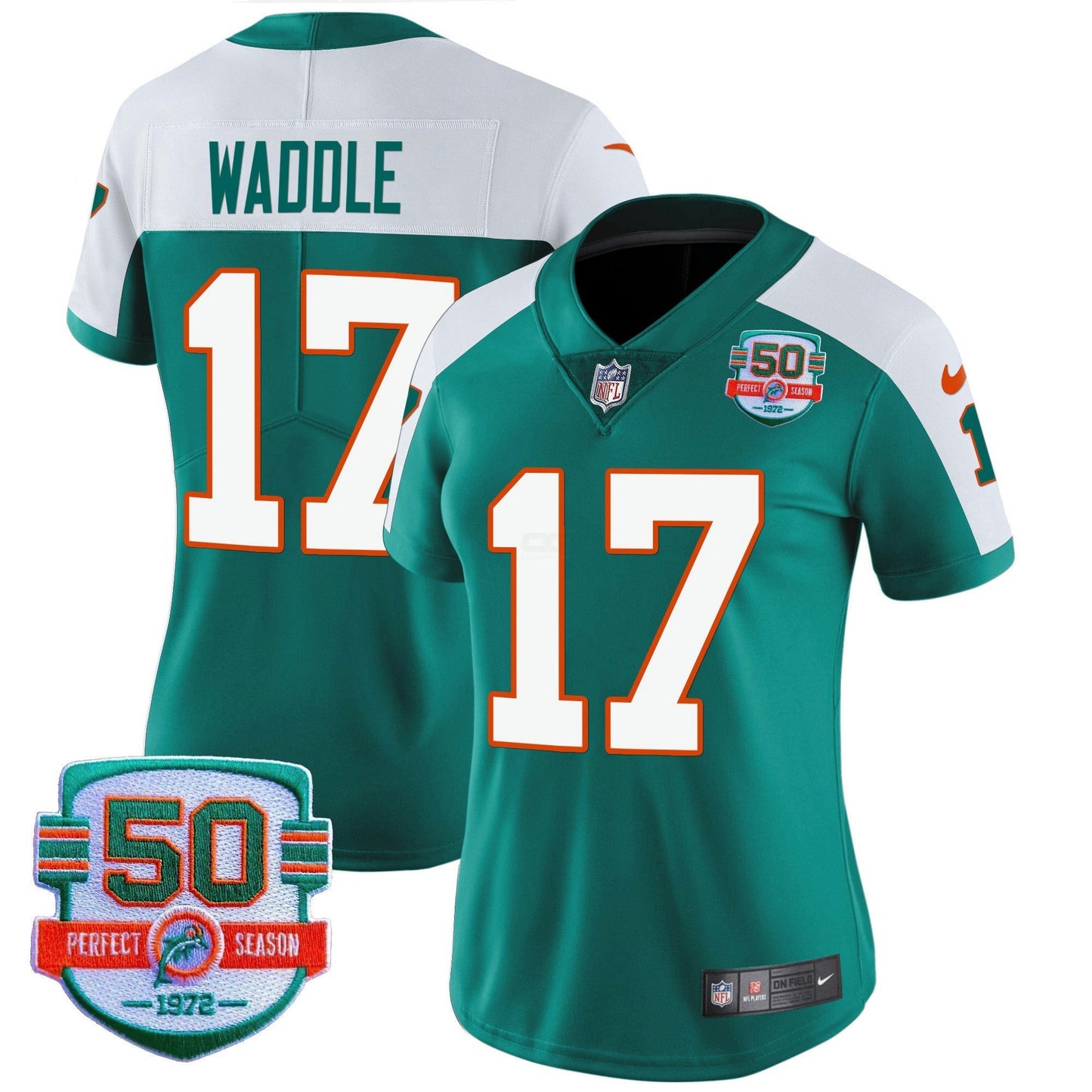 Camisa NFL Miami Dolphins Women’s Throwback Vapor Jersey