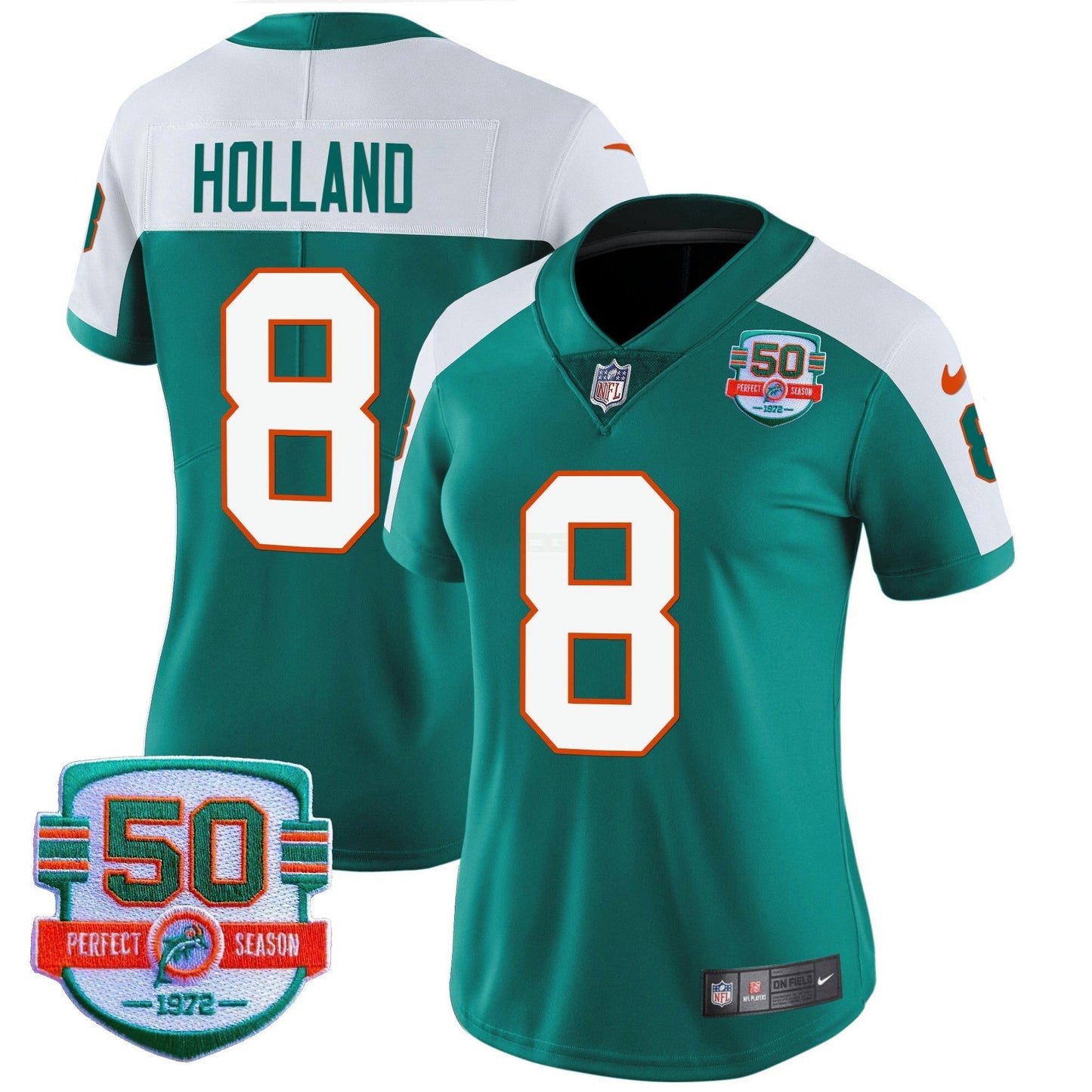 Camisa NFL Miami Dolphins Women’s Throwback Vapor Jersey