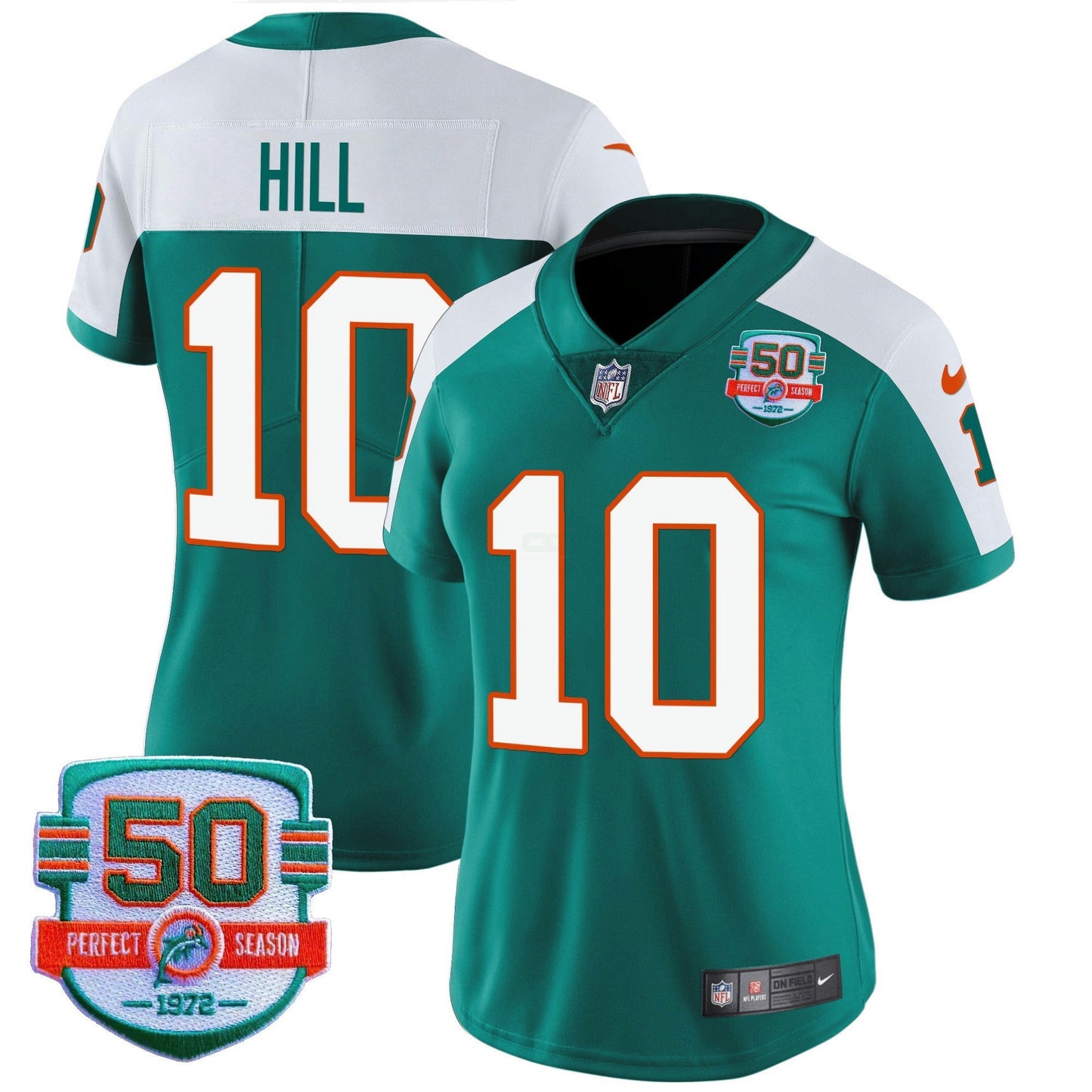 Camisa NFL Miami Dolphins Women’s Throwback Vapor Jersey