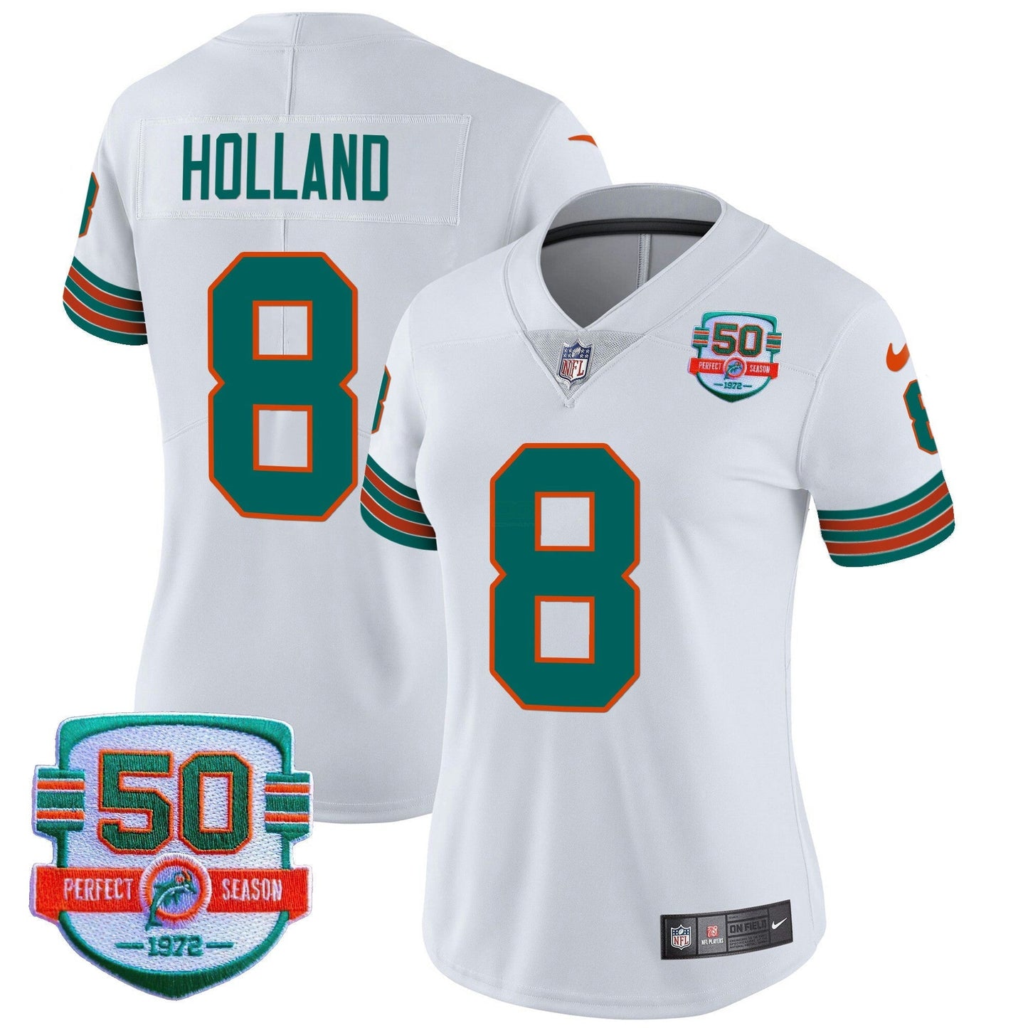 Camisa NFL Miami Dolphins Women’s Throwback Vapor Jersey