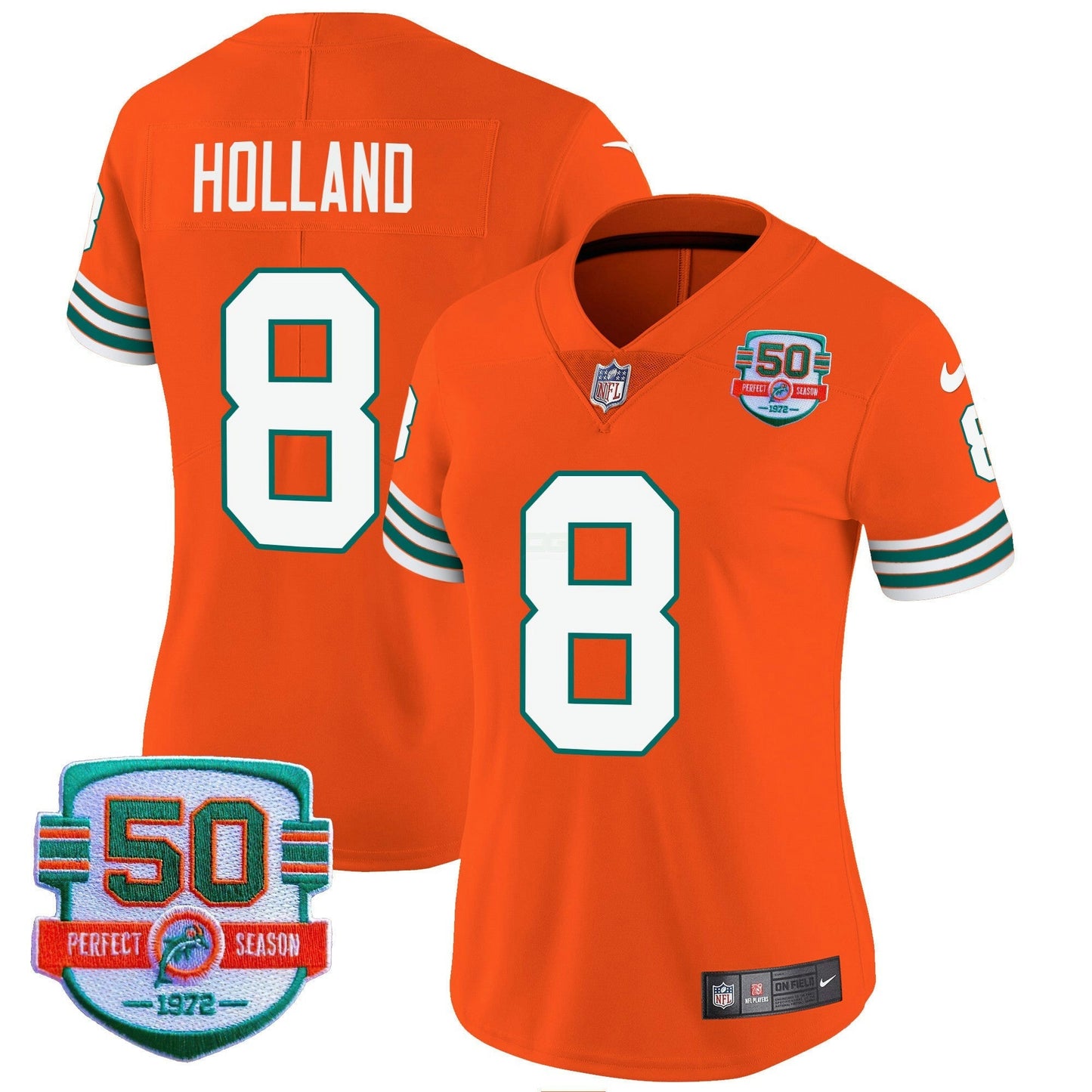 Camisa NFL Miami Dolphins Women’s Throwback Vapor Jersey