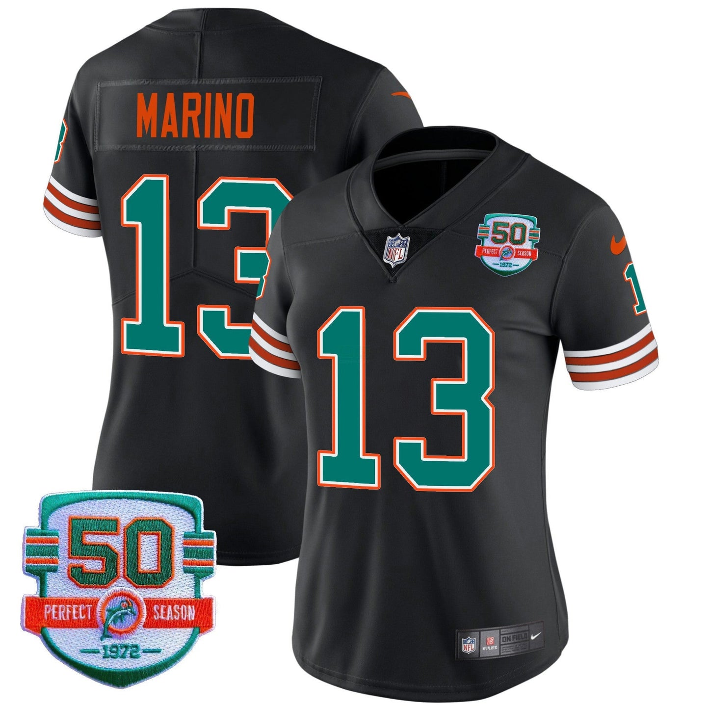 Camisa NFL Miami Dolphins Women’s Throwback Vapor Jersey