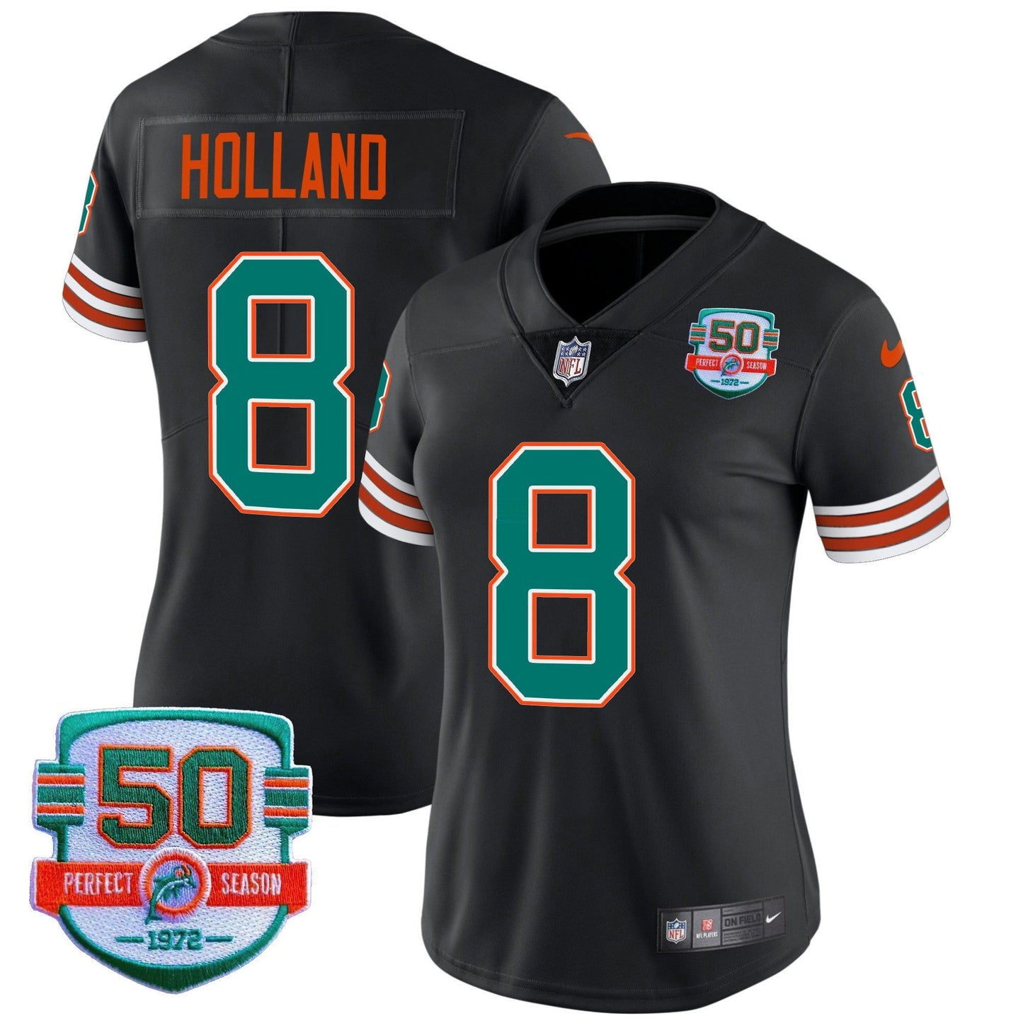 Camisa NFL Miami Dolphins Women’s Throwback Vapor Jersey