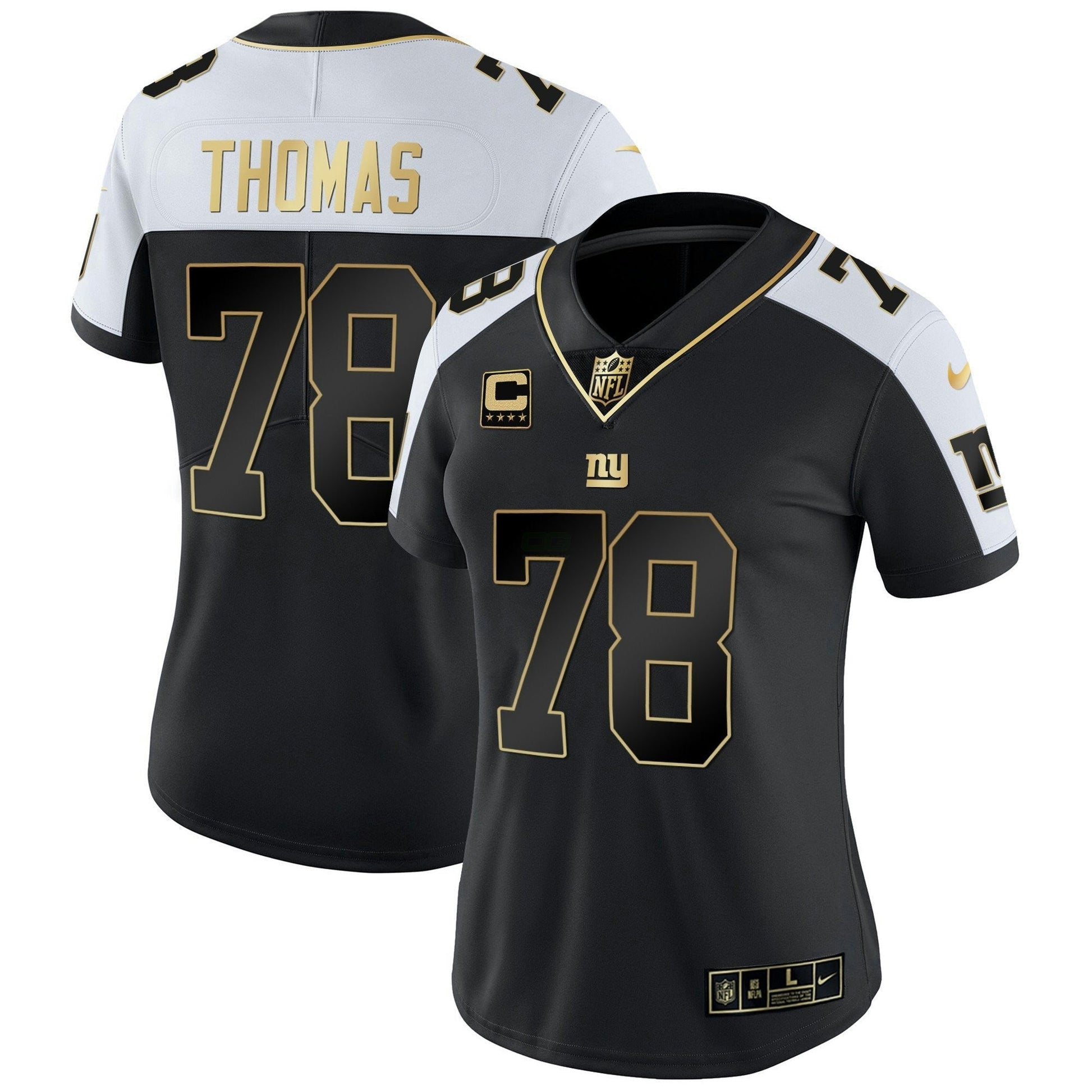 Camisa NFL New York Giants Women’s Vapor Dourada Jersey