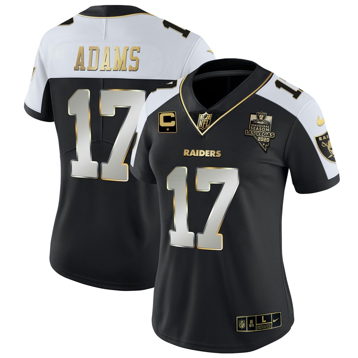 Camisa NFL Las Vegas Raiders Women’s Vapor Dourada Jersey