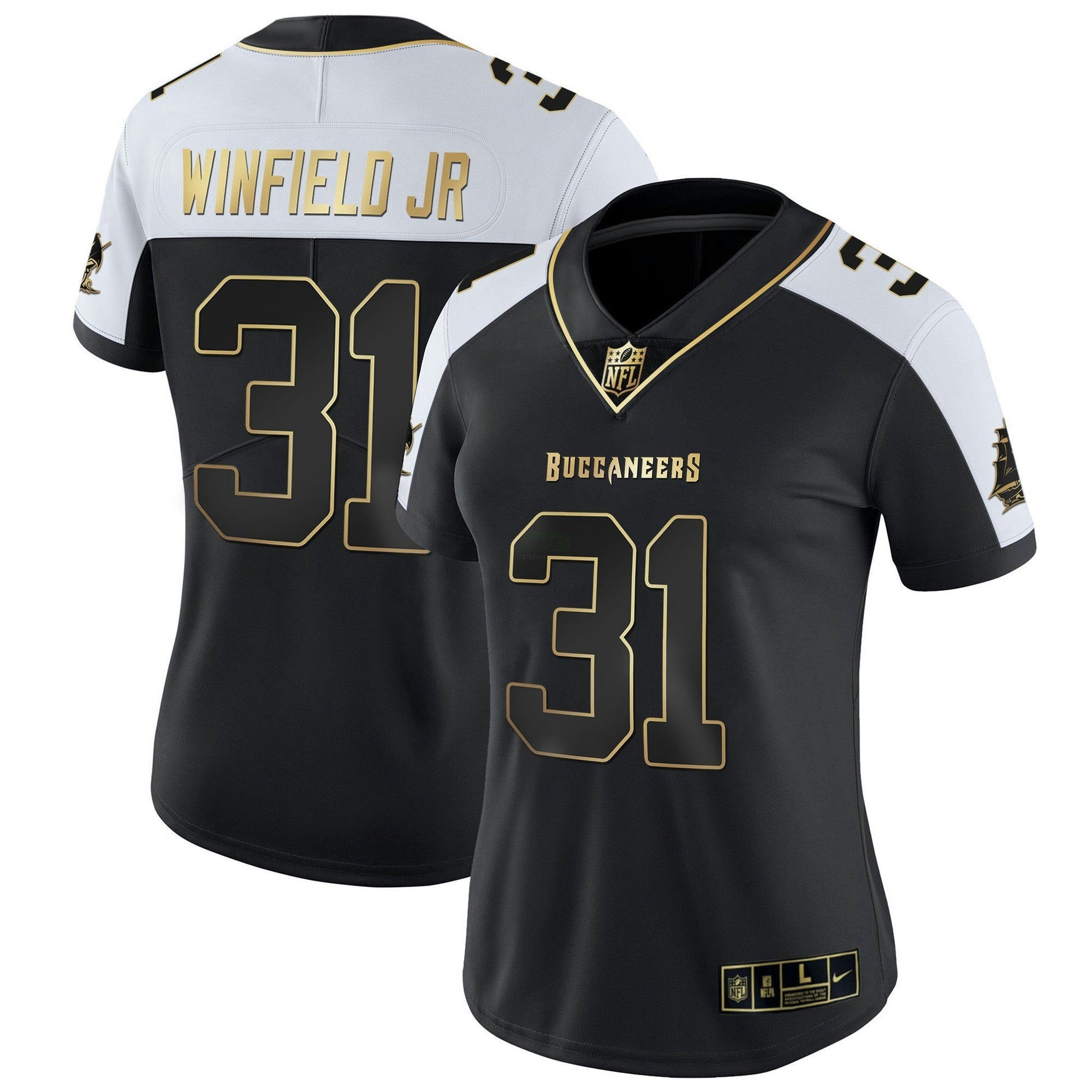 Camisa NFL Tampa Bay Buccaneers Women’s Vapor Dourada Jersey