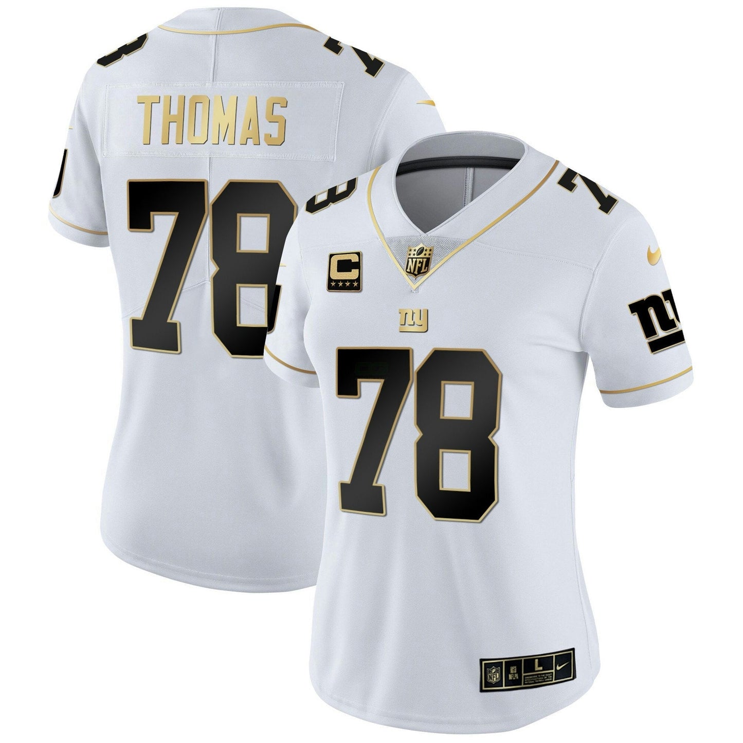 Camisa NFL New York Giants Women’s Vapor Dourada Jersey