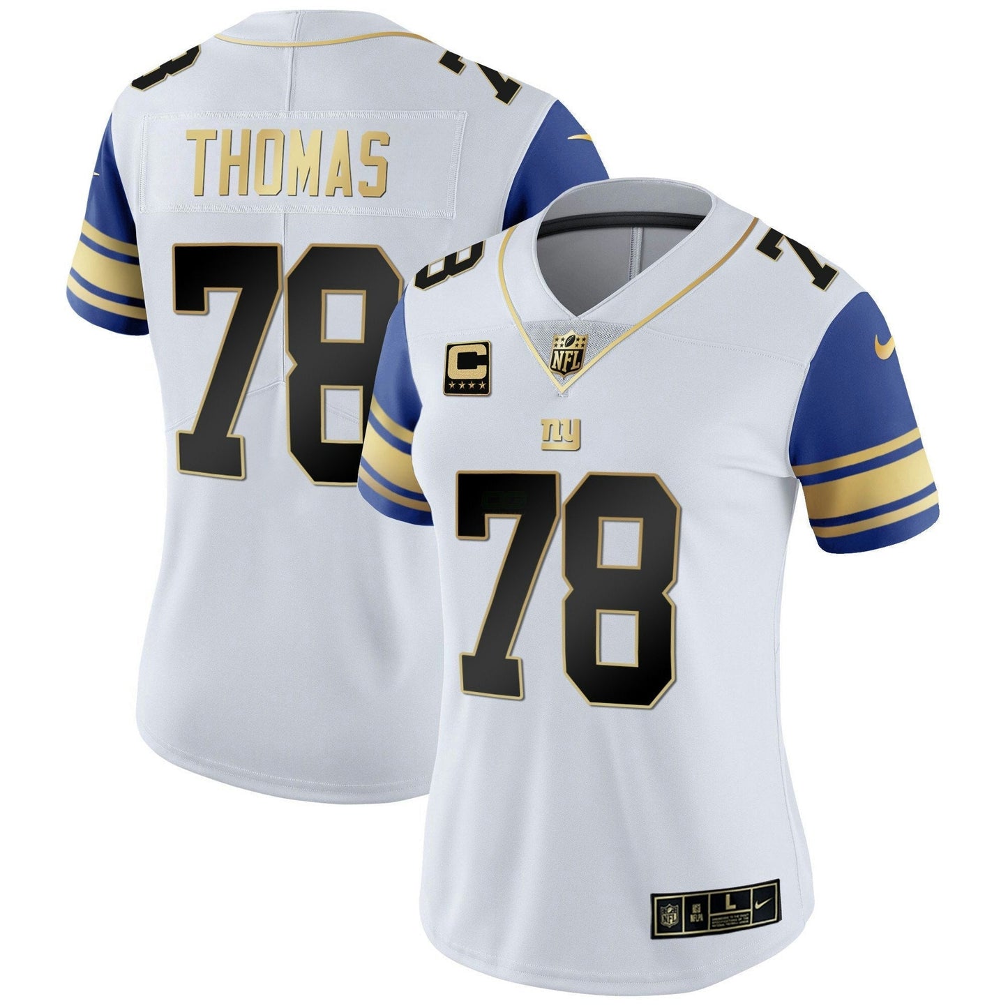 Camisa NFL New York Giants Women’s Vapor Dourada Jersey