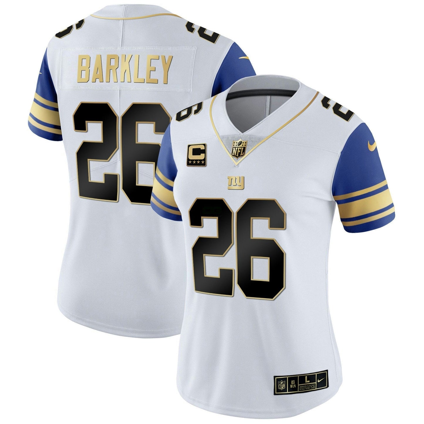 Camisa NFL New York Giants Women’s Vapor Dourada Jersey