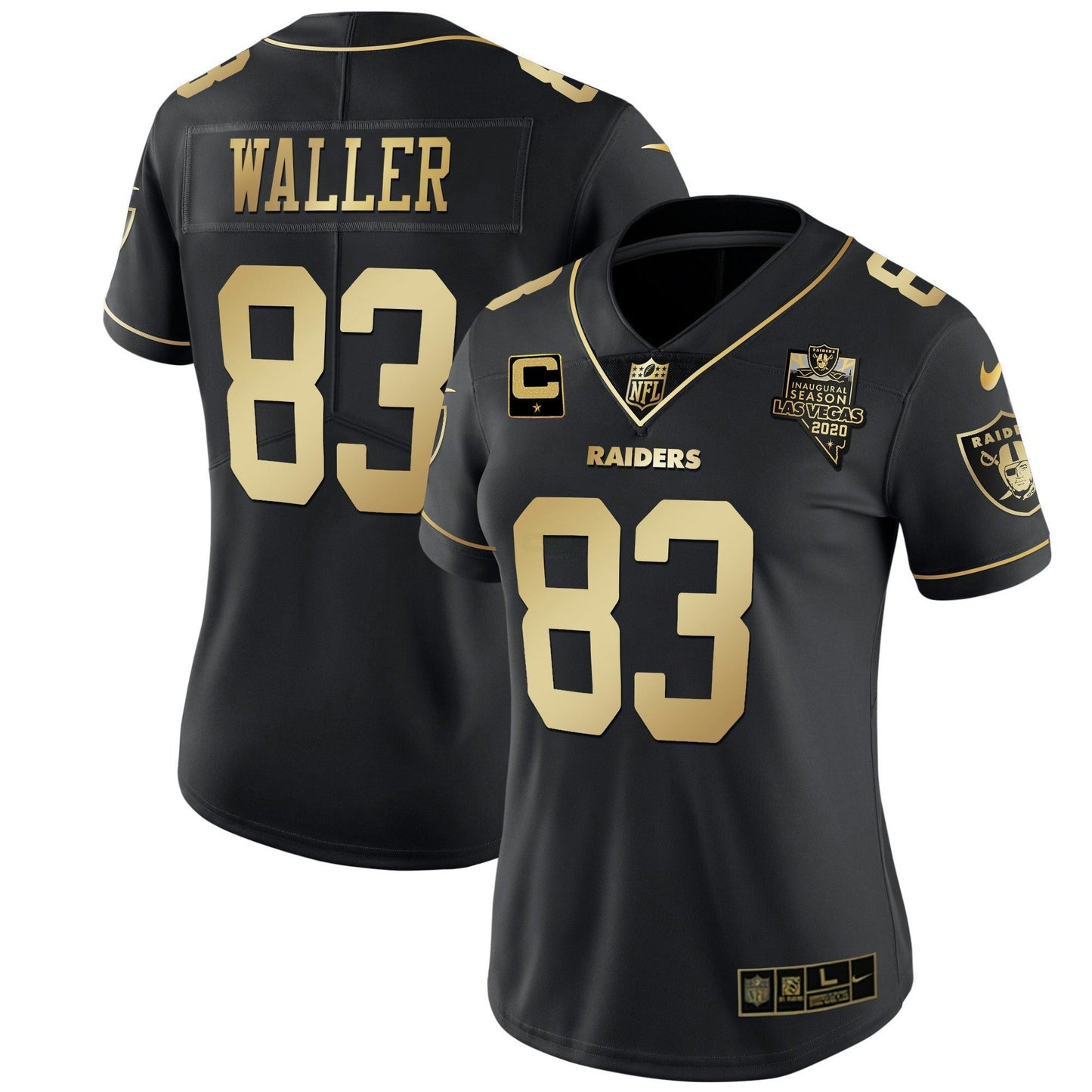 Camisa NFL Las Vegas Raiders Women’s Vapor Dourada Jersey