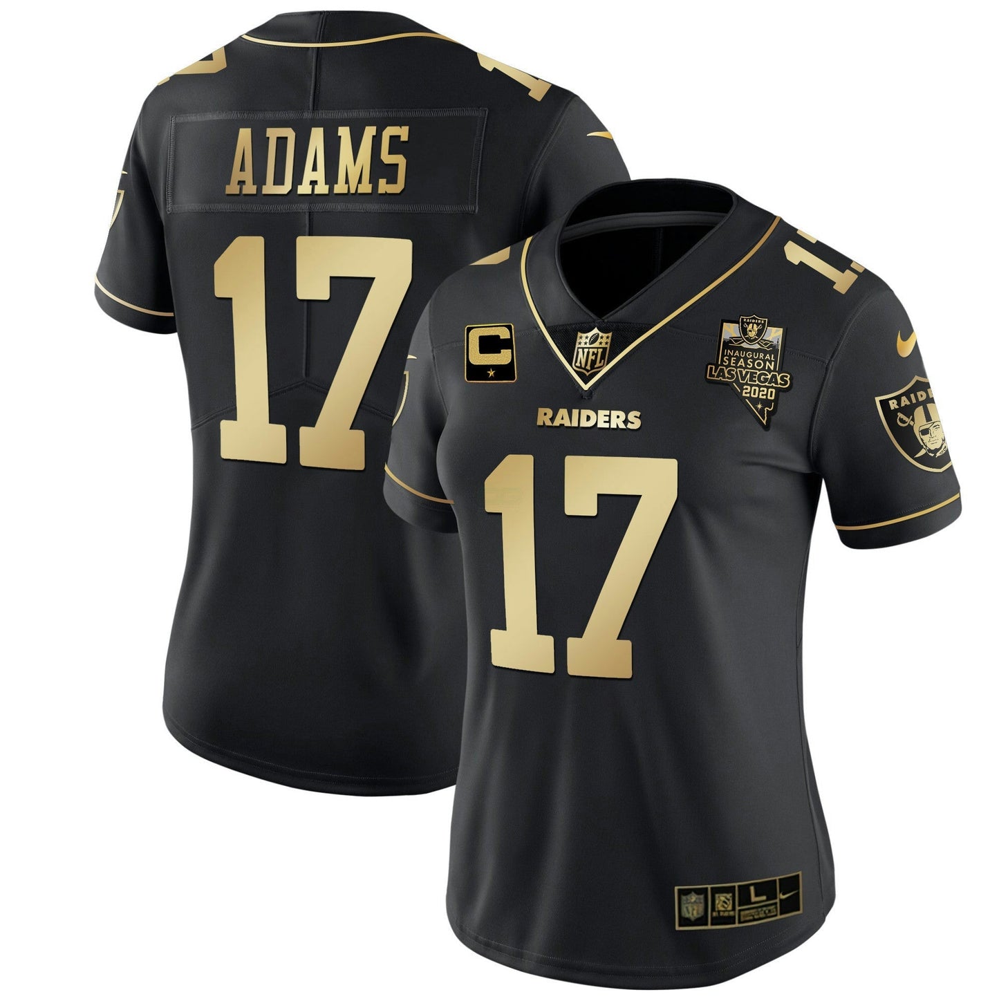 Camisa NFL Las Vegas Raiders Women’s Vapor Dourada Jersey
