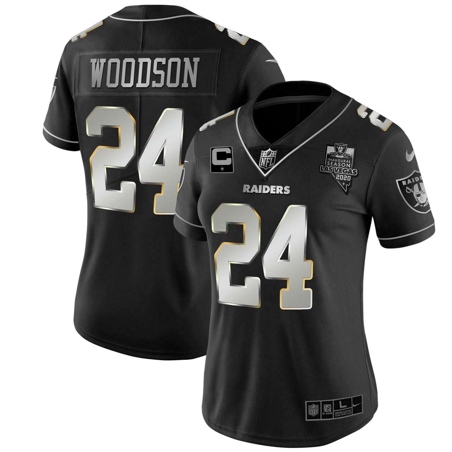 Camisa NFL Las Vegas Raiders Women’s Vapor Dourada Jersey