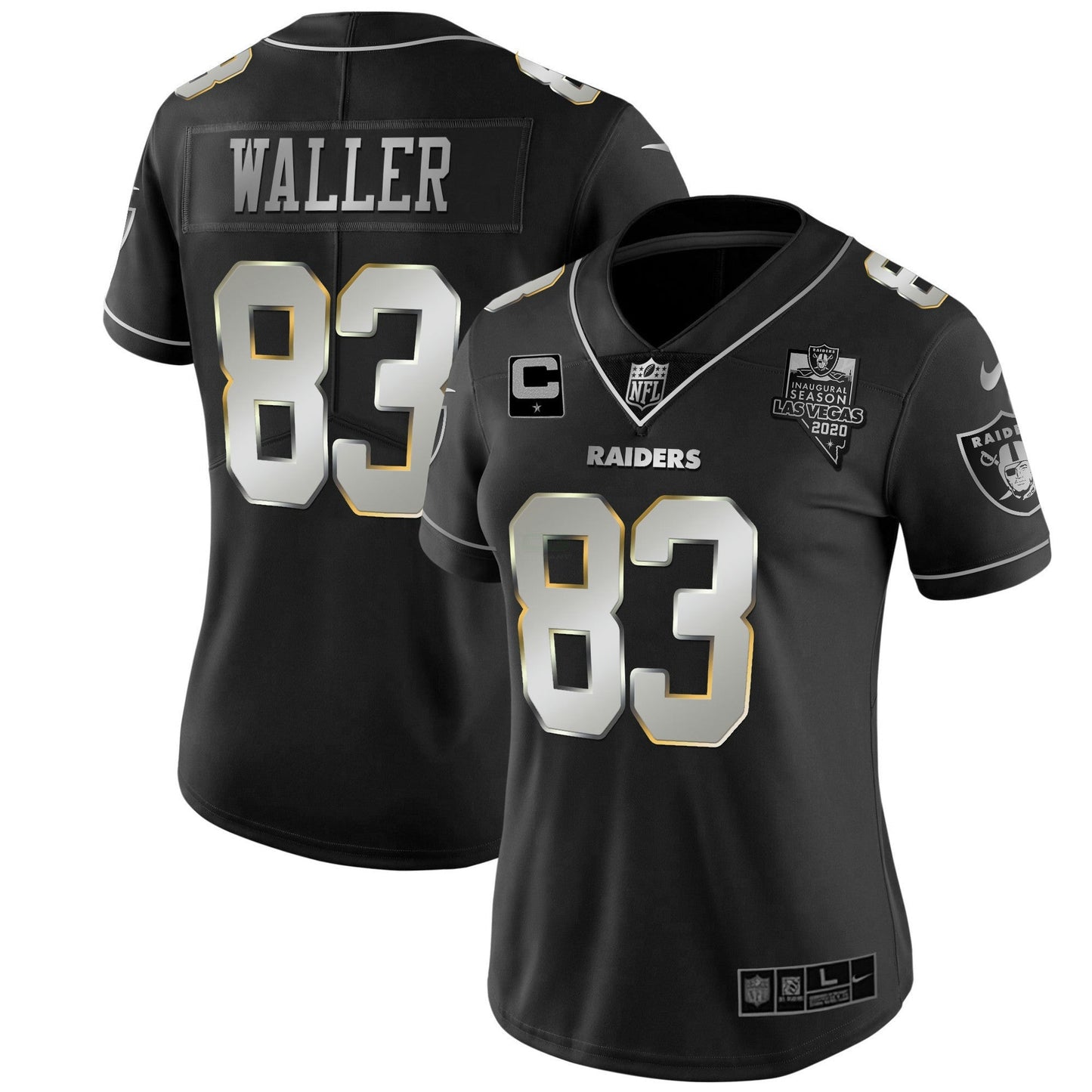Camisa NFL Las Vegas Raiders Women’s Vapor Dourada Jersey