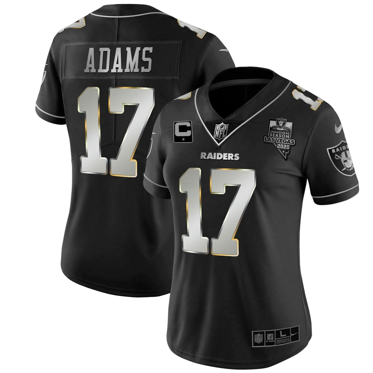 Camisa NFL Las Vegas Raiders Women’s Vapor Dourada Jersey
