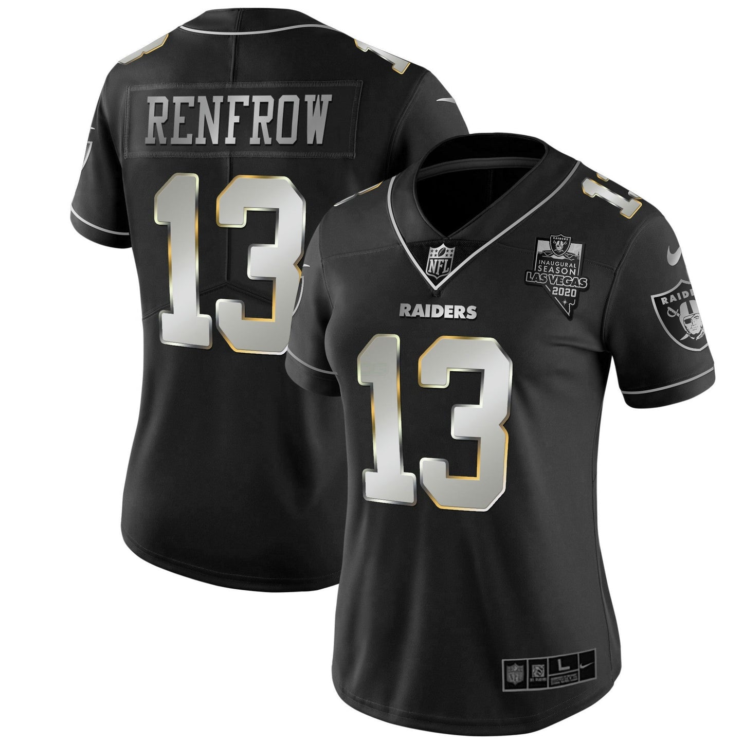 Camisa NFL Las Vegas Raiders Women’s Vapor Dourada Jersey