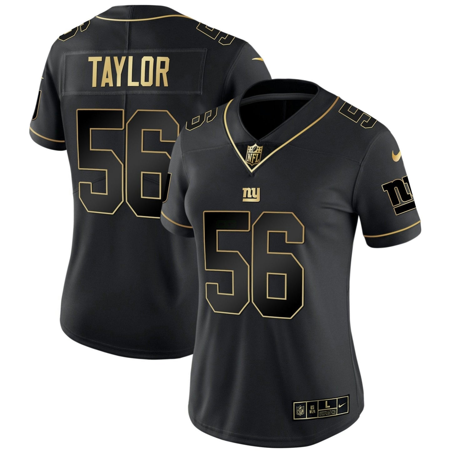Camisa NFL New York Giants Women’s Vapor Dourada Jersey
