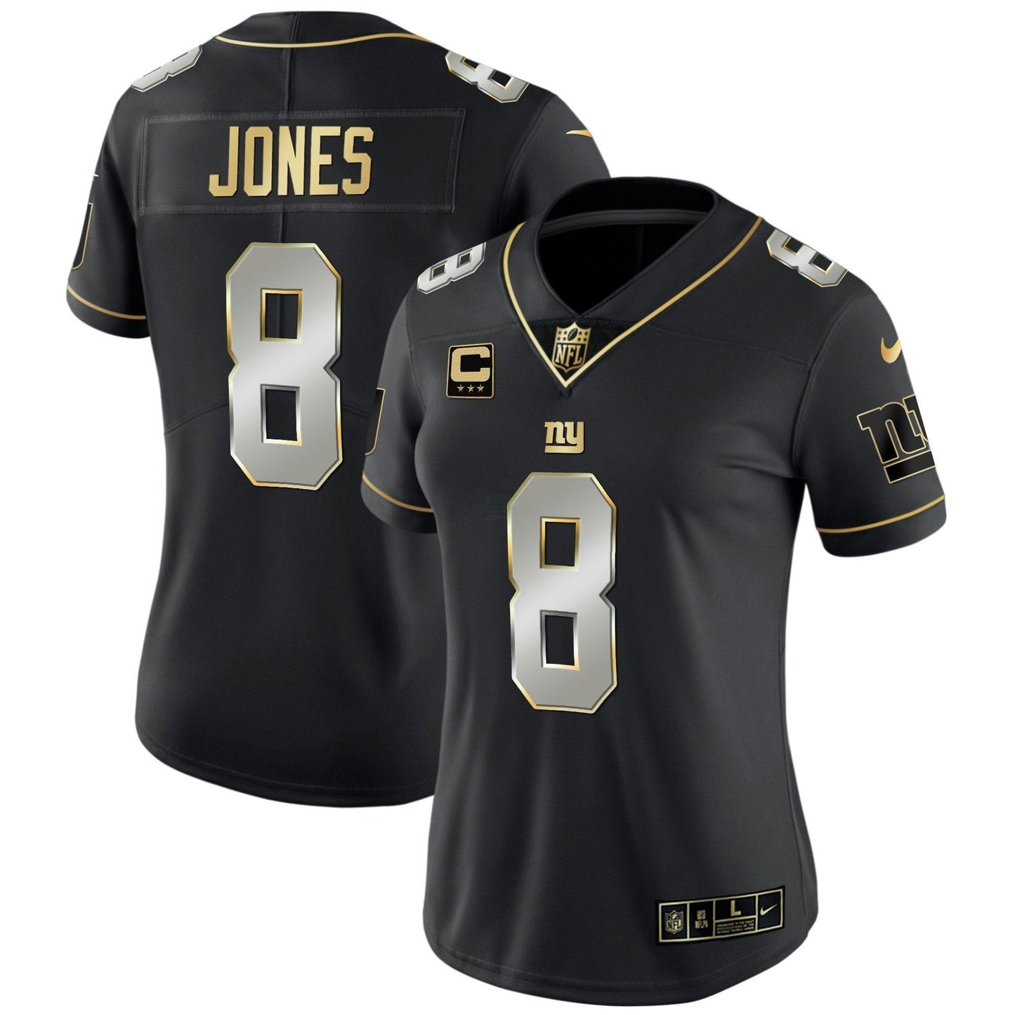 Camisa NFL New York Giants Women’s Vapor Dourada Jersey