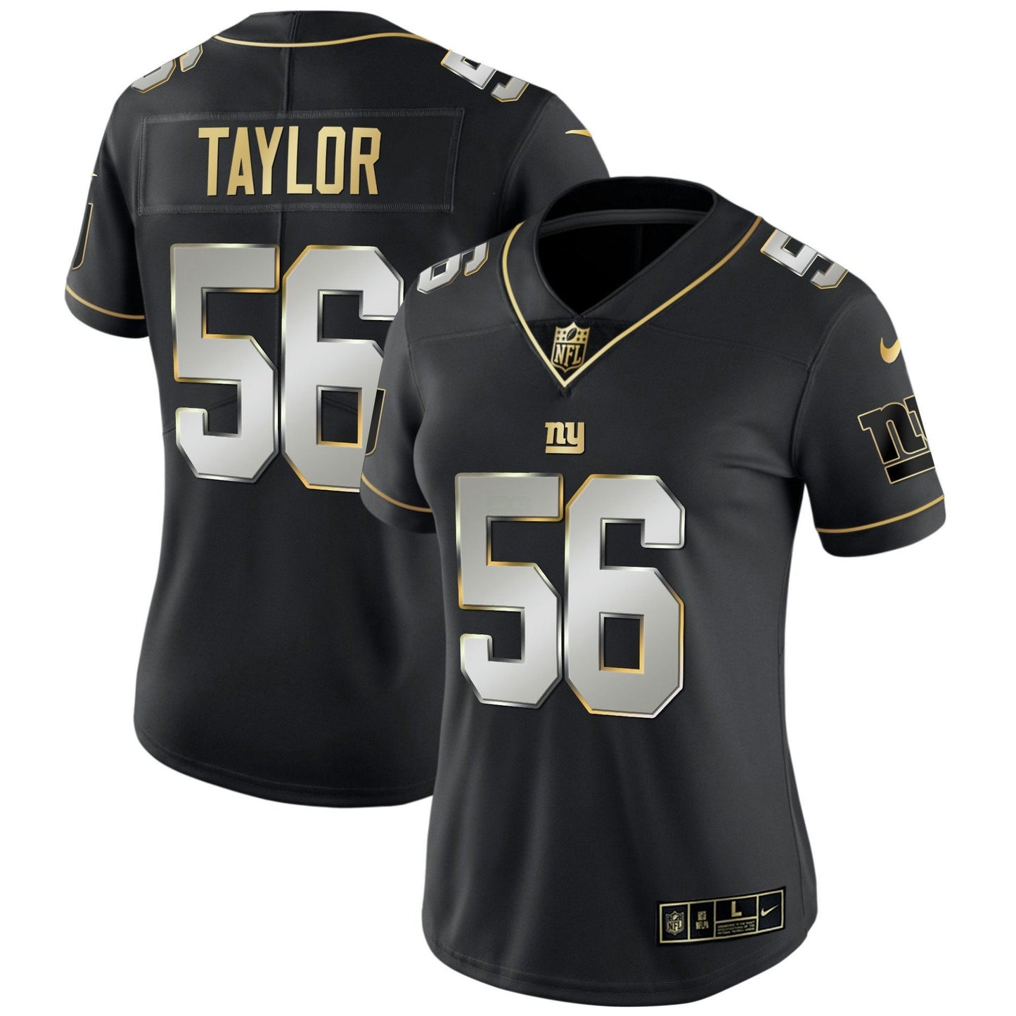 Camisa NFL New York Giants Women’s Vapor Dourada Jersey