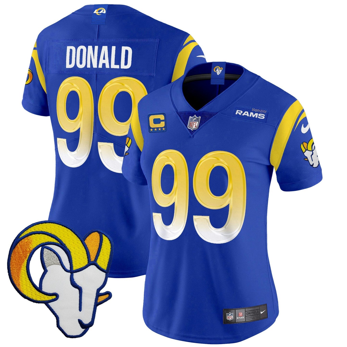 Camisa NFL Los Angeles Rams Women’s Vapor Limited Jersey V2