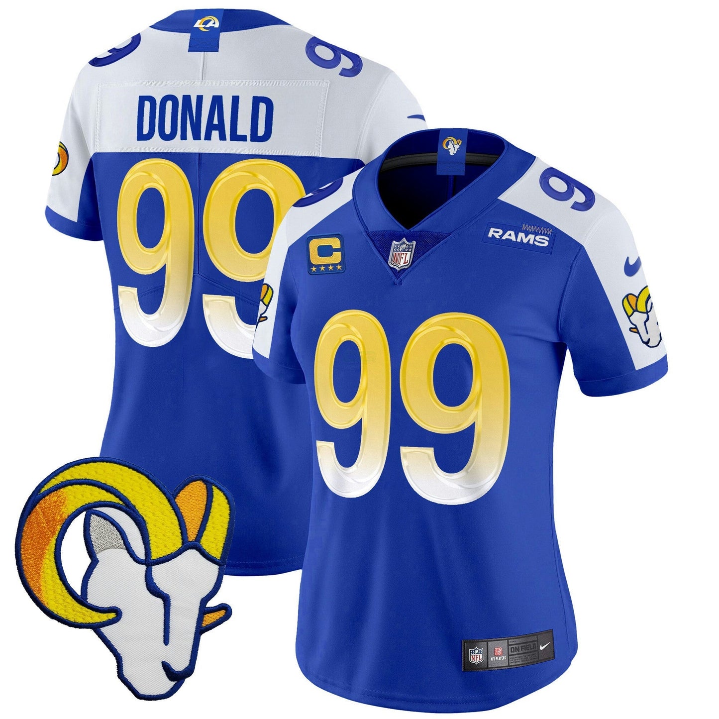 Camisa NFL Los Angeles Rams Women’s Vapor Limited Jersey V2