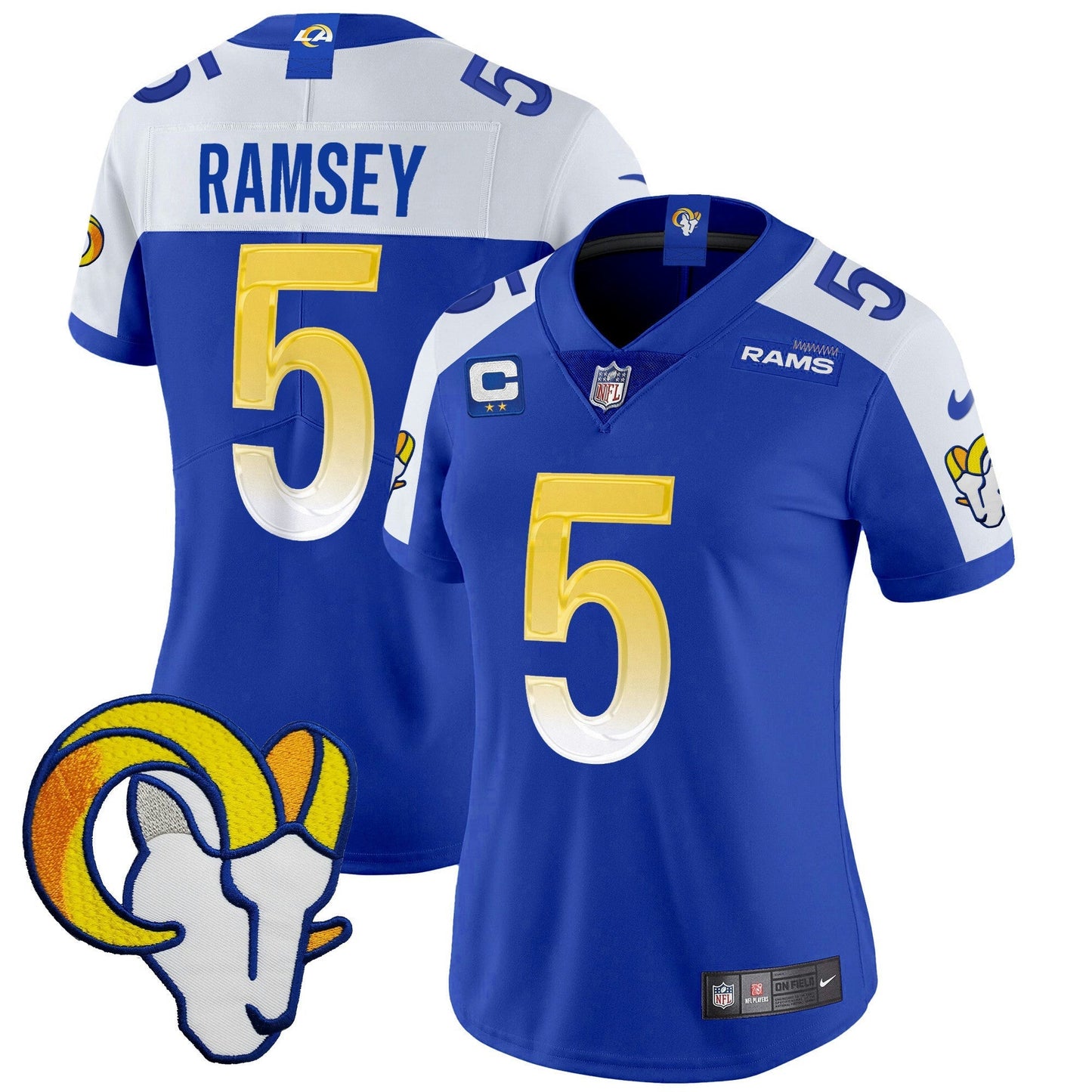 Camisa NFL Los Angeles Rams Women’s Vapor Limited Jersey V2