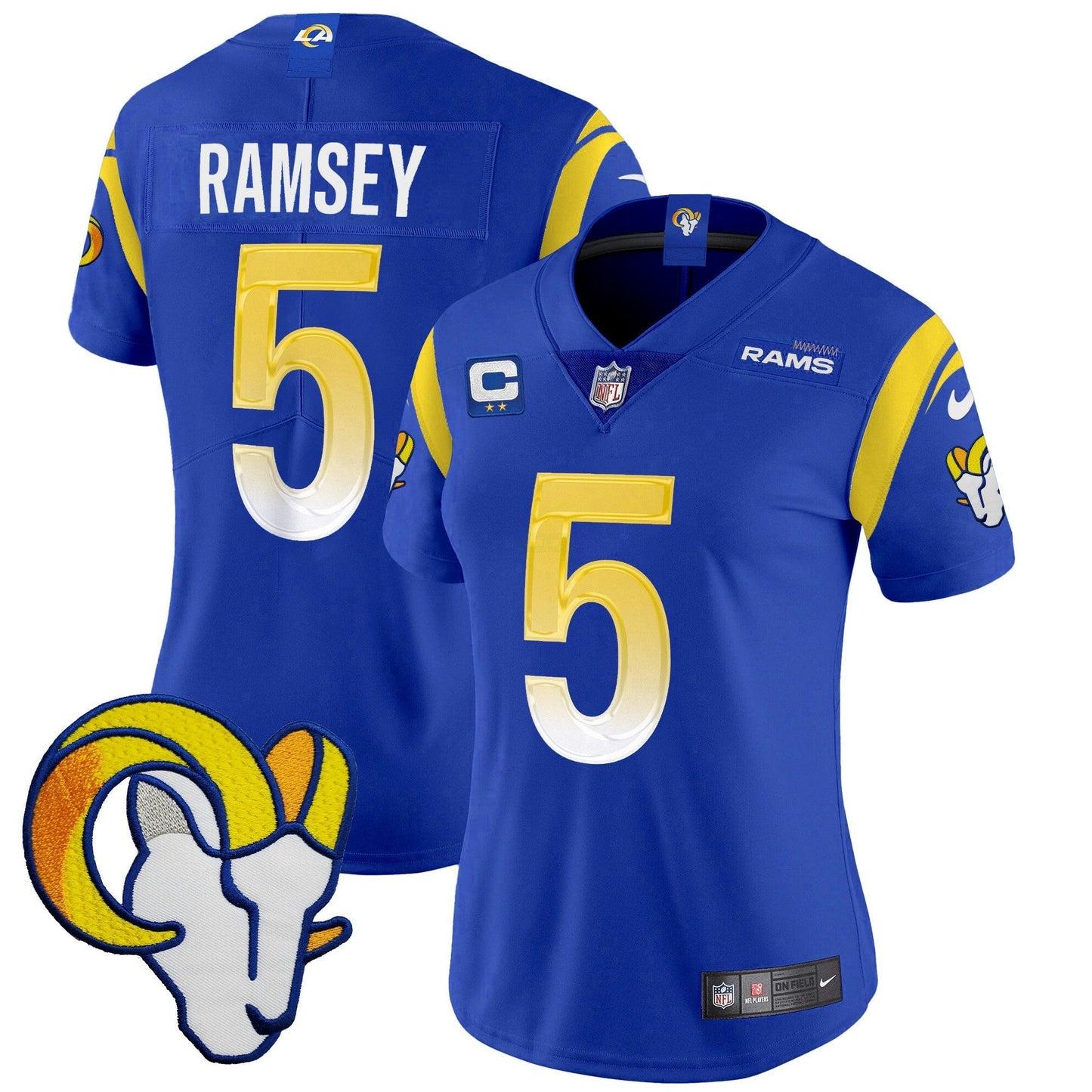 Camisa NFL Los Angeles Rams Women’s Vapor Limited Jersey V2