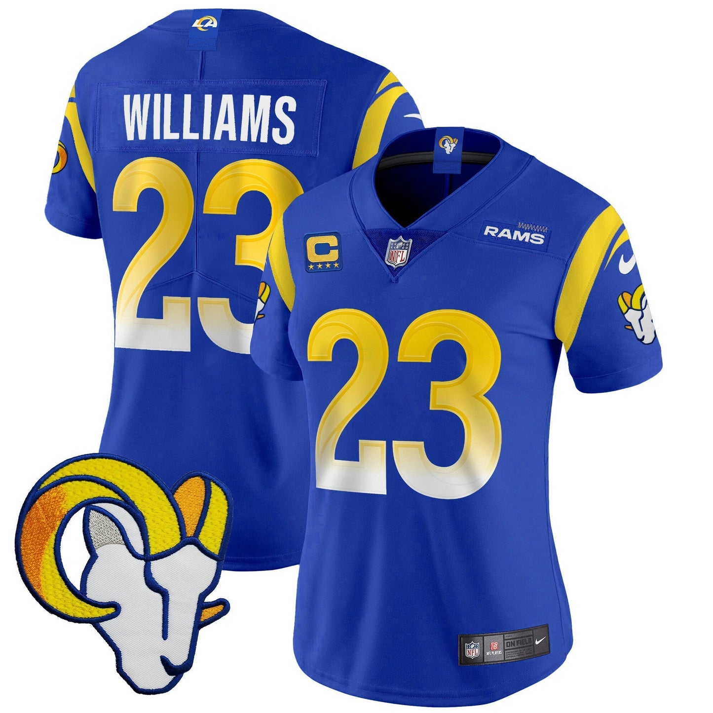 Camisa NFL Los Angeles Rams Women’s Vapor Limited Jersey V2