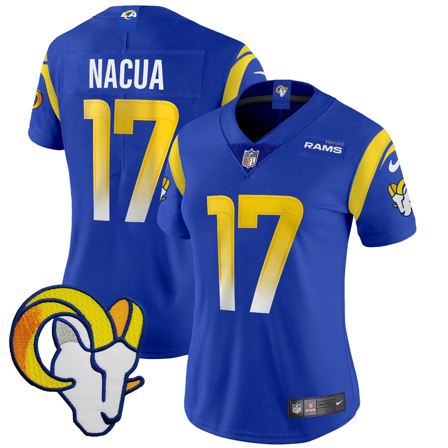 Camisa NFL Los Angeles Rams Women’s Vapor Limited Jersey V2