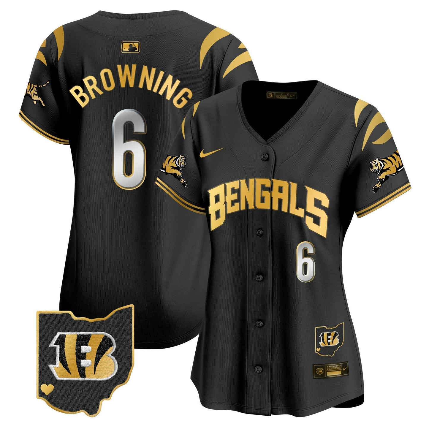 Camisa NFL Cincinnati Bengals Women’s Vapor Premier Limited Jersey