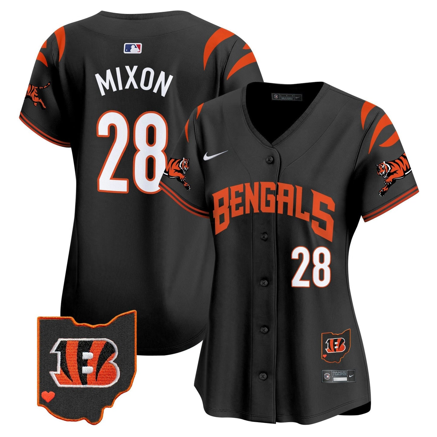Camisa NFL Cincinnati Bengals Women’s Vapor Premier Limited Jersey