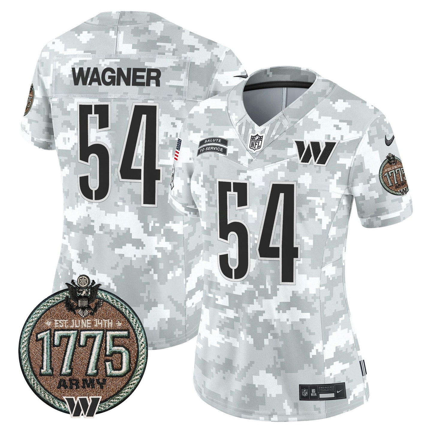 Camisa NFL Women’s Washington 2024 Salute to Service Establishment Year Patch Vapor Limited Jersey