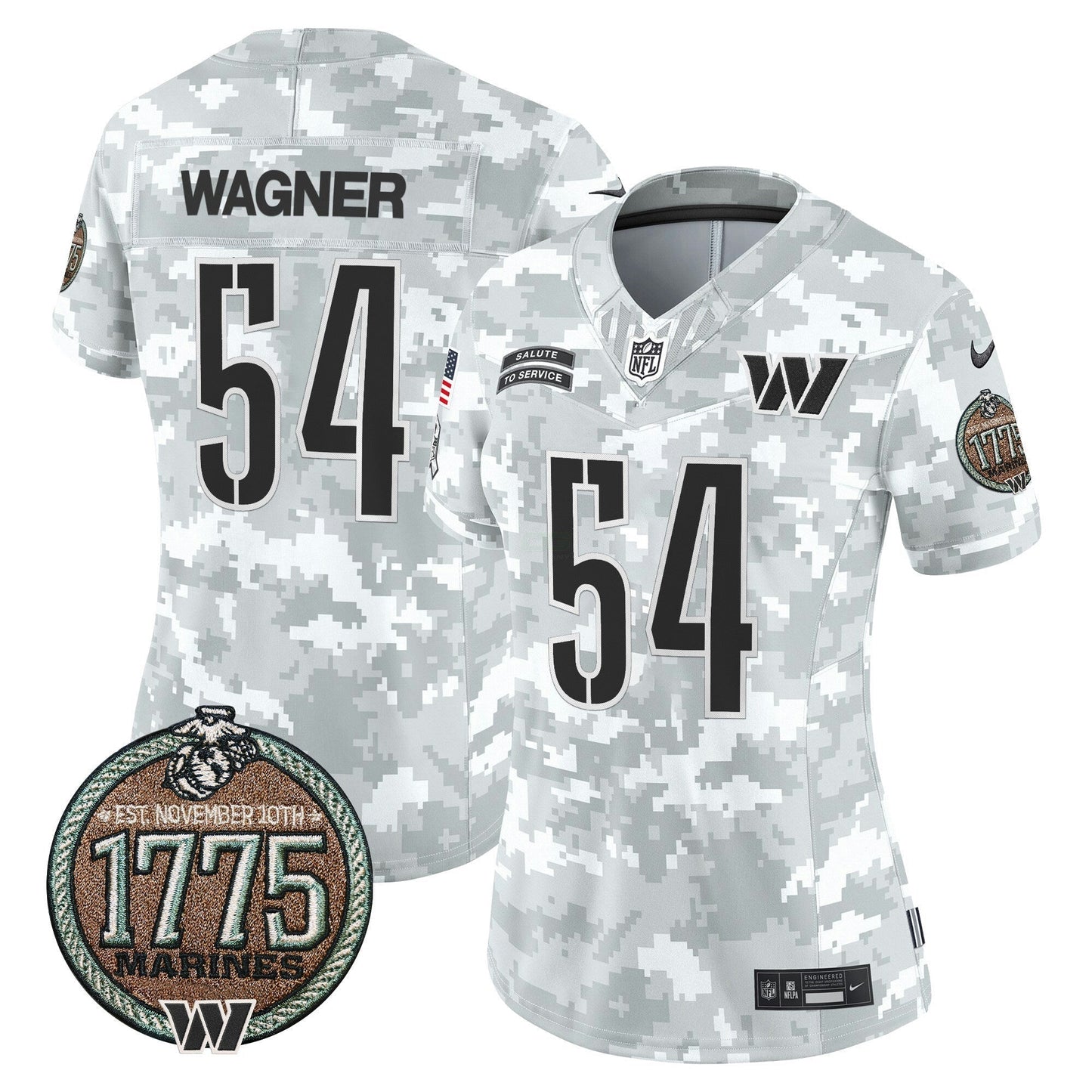 Camisa NFL Women’s Washington 2024 Salute to Service Establishment Year Patch Vapor Limited Jersey