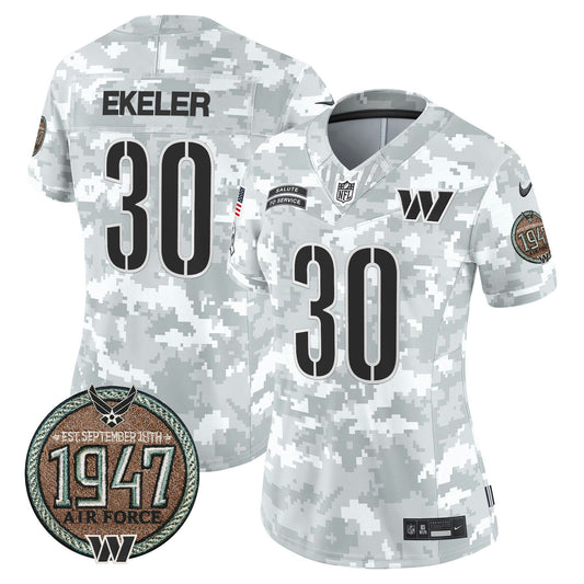 Camisa NFL Women’s Washington 2024 Salute to Service Establishment Year Patch Vapor Limited Jersey