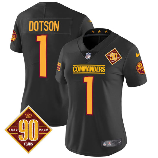 Camisa NFL Women’s Washington 90th Anniversary Patch Vapor Jersey
