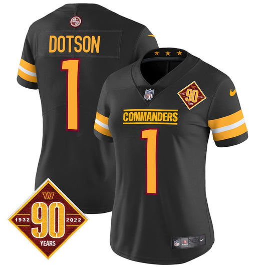 Camisa NFL Women’s Washington 90th Anniversary Patch Vapor Jersey V2