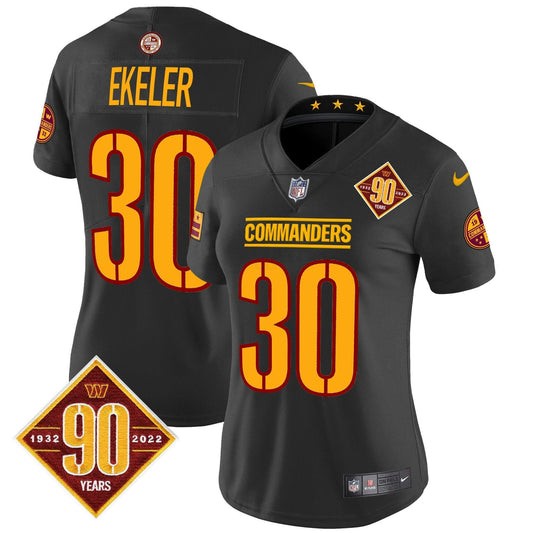 Camisa NFL Women’s Washington 90th Anniversary Patch Vapor Limited Jersey
