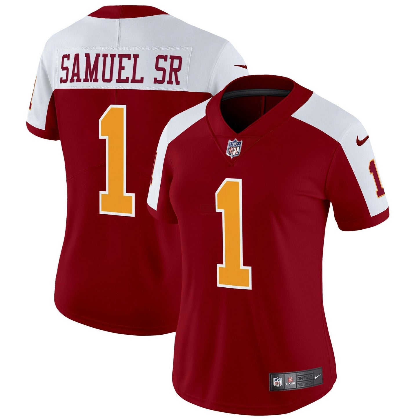 Camisa NFL Washington Commanders Women’s Washington Redskins Throwback Vapor Limited Jersey
