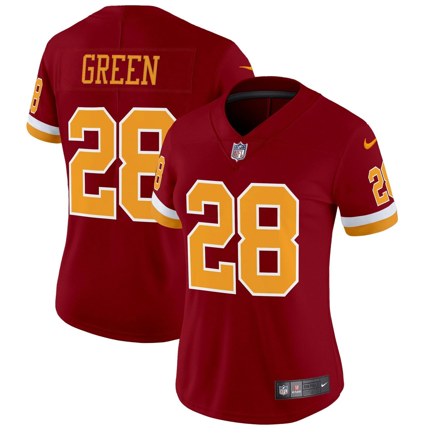 Camisa NFL Washington Commanders Women’s Washington Redskins Throwback Vapor Limited Jersey