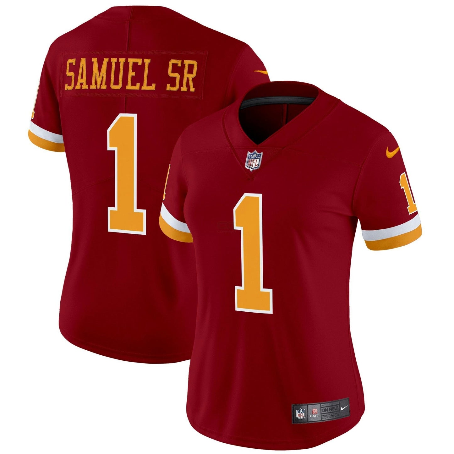 Camisa NFL Washington Commanders Women’s Washington Redskins Throwback Vapor Limited Jersey